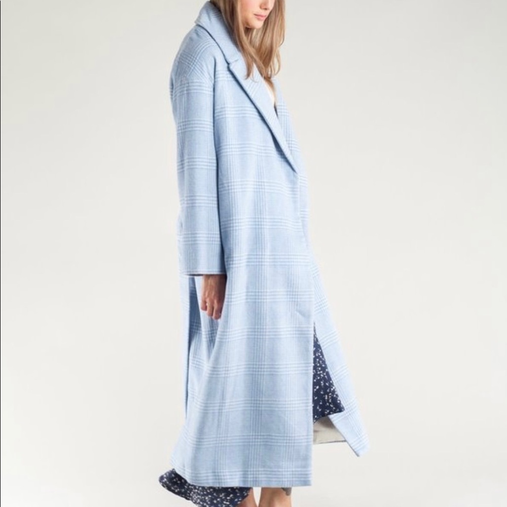 Ganni Woodside Coat Serenity blue